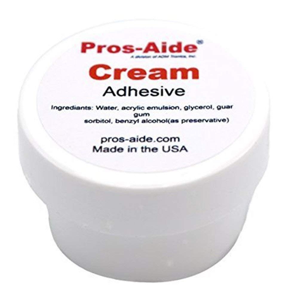 Pros-Aide Cream Adhesive 1/2 Oz. Jar - Official Product Of Adm Tronics