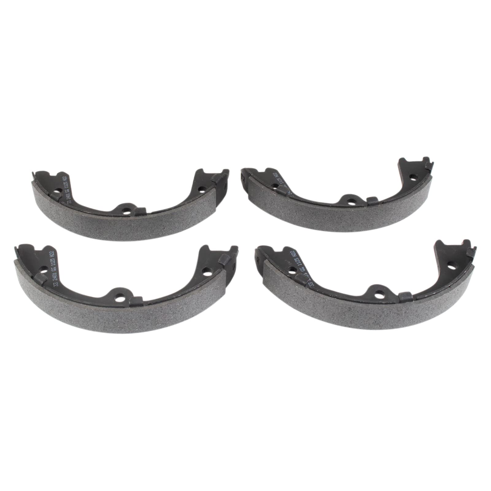 Trq Rear Brake Pad & Rotor Kit Brake Pads Brake Rotor Parking Brake Shoe Set Ceramic Compatible With 2005-2019 Nissan Frontier 2