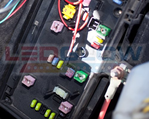 Ledglow Mini Blade Fuse Expandable Circuit Tap Adapter - Includes 4 Amp Fuse - Powers 12 Volt Underbody Underglow Interior Light