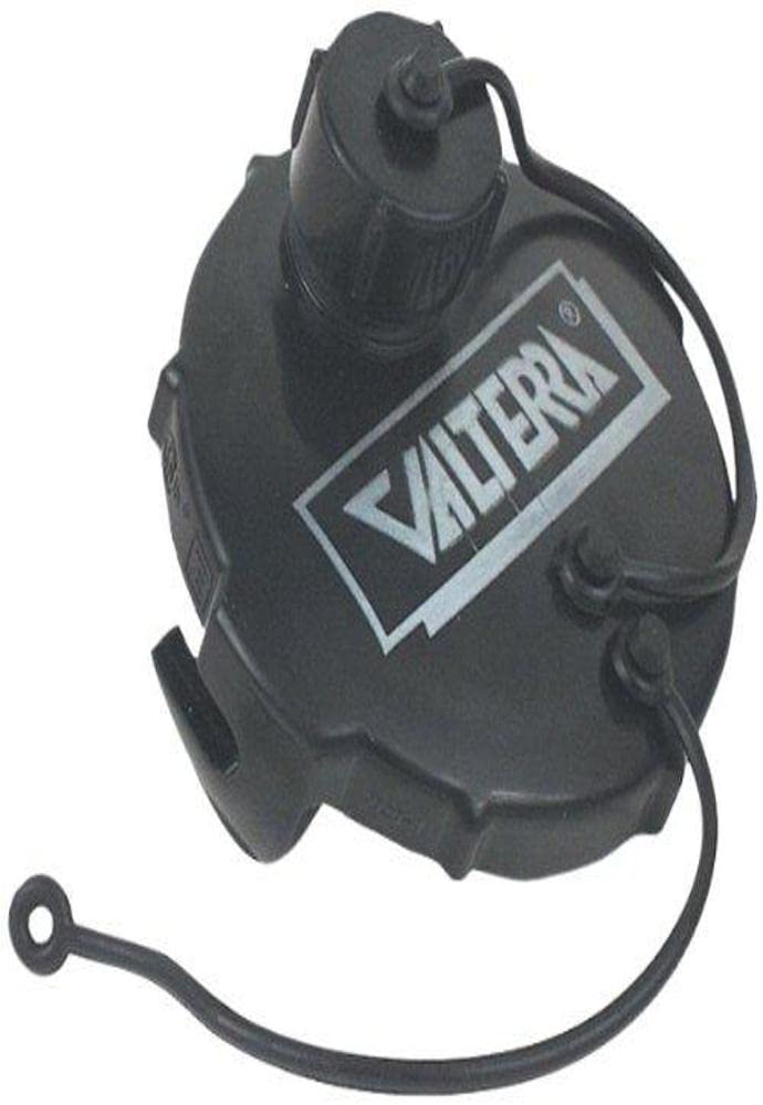 Valterra T1020-1 Waste Valve Cap - 3&quot; with Capped 3/4&quot; GHT, Black