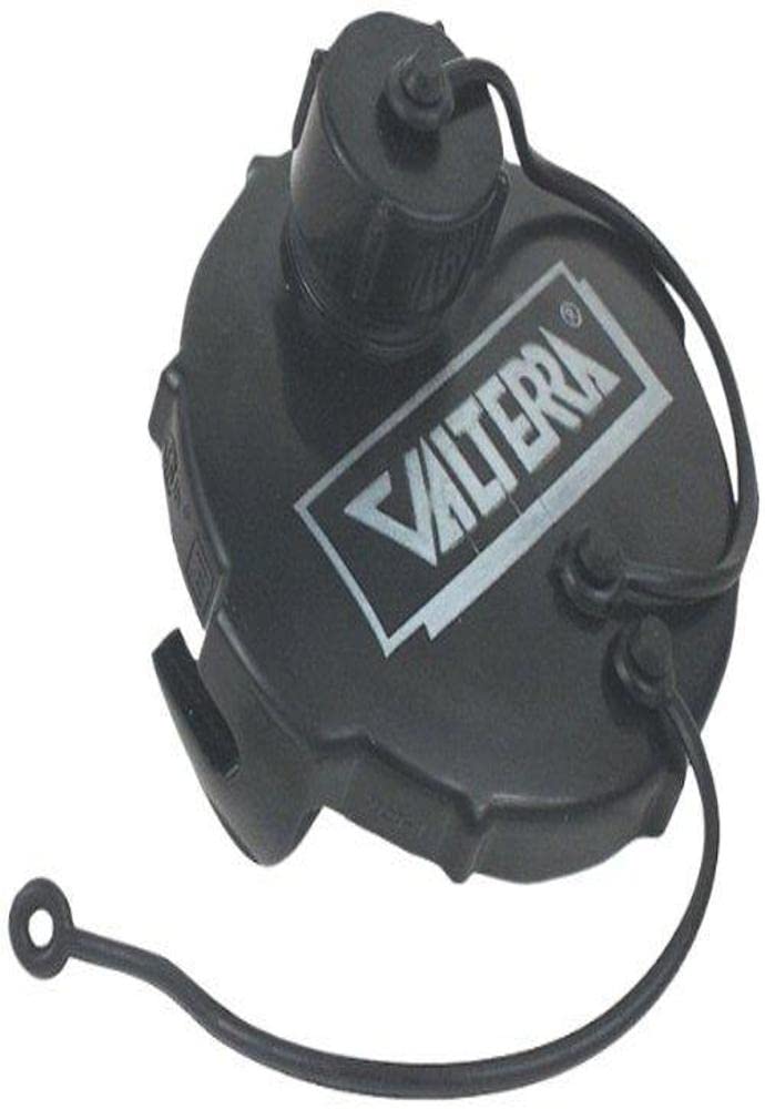 Valterra T10201 Waste Valve Cap  3 with Capped 3/4 GHT, Black