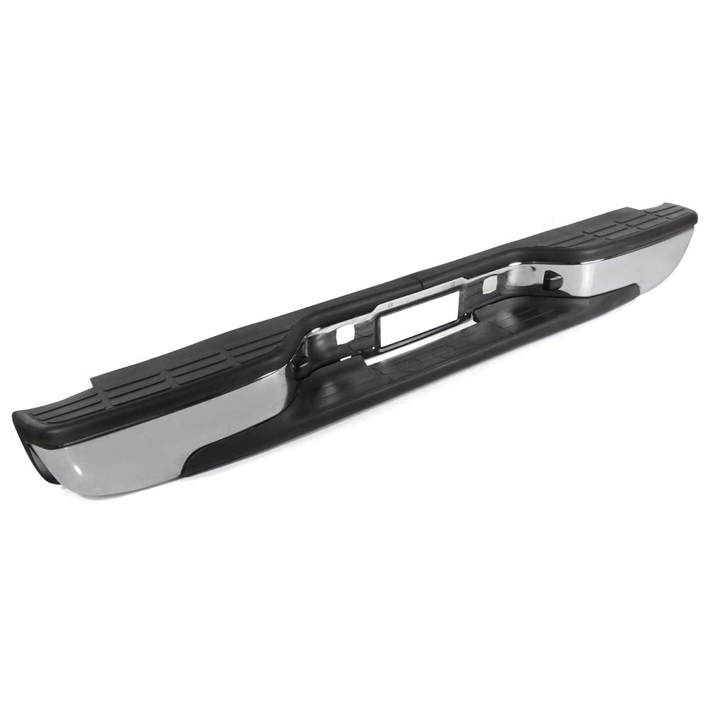 OCPTY Rear Bumper w/License Plate light Fit 1999-2006 for Chevrolet Silverado 1500, 2007 for Chevrolet Silverado 1500 Classic, 1