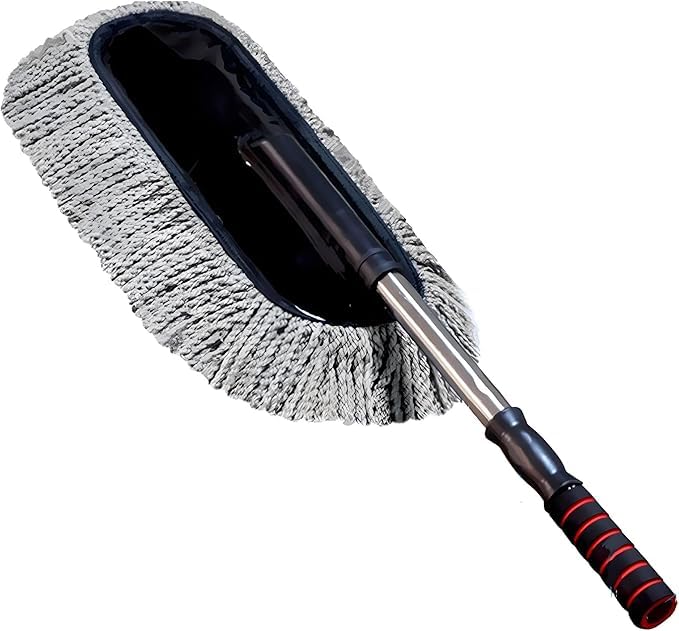 INNOSUPPS  Car Duster with Long Handle, Cotton Mop Head