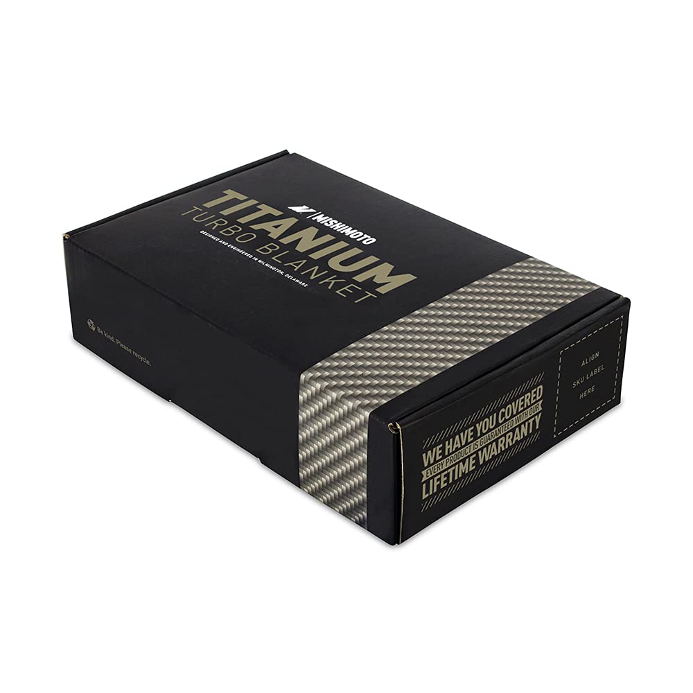 Mishimoto Mmtb-Ram-04 Titanium Turbo Blanket, Compatible With Dodge Ram 5.9L Cummins 2004.5-2009