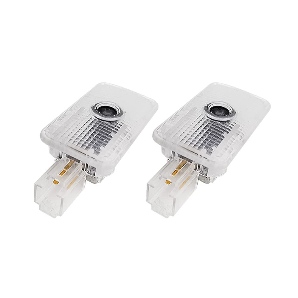 uunonaha LED Car Door Logo Lights - Non-Fading Projector Puddle Lamp for Forester - Forester Blue - ABS Material - 2 Pcs