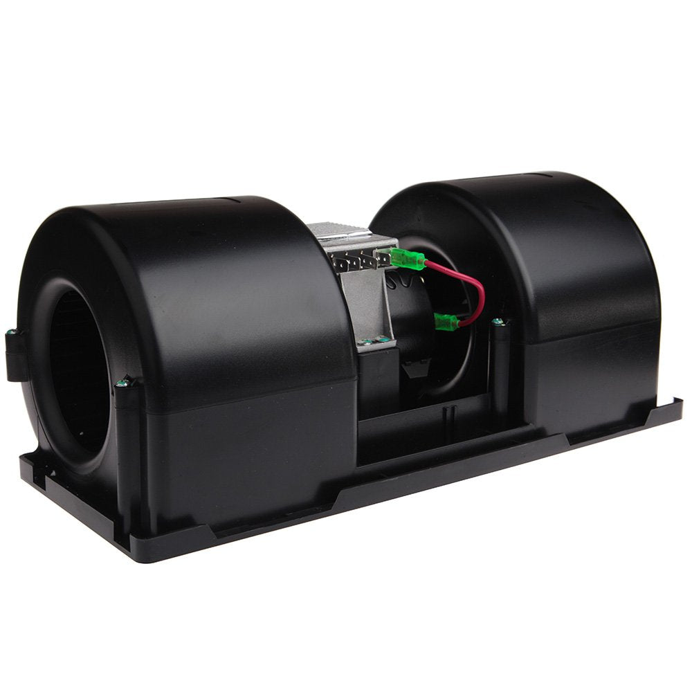 Scitoo Hvac Heater Blower Motor Front 006-A40-22 Compatible With Car 006-A40-22, Double Wheel/12V Blower Motor With Fan Cage