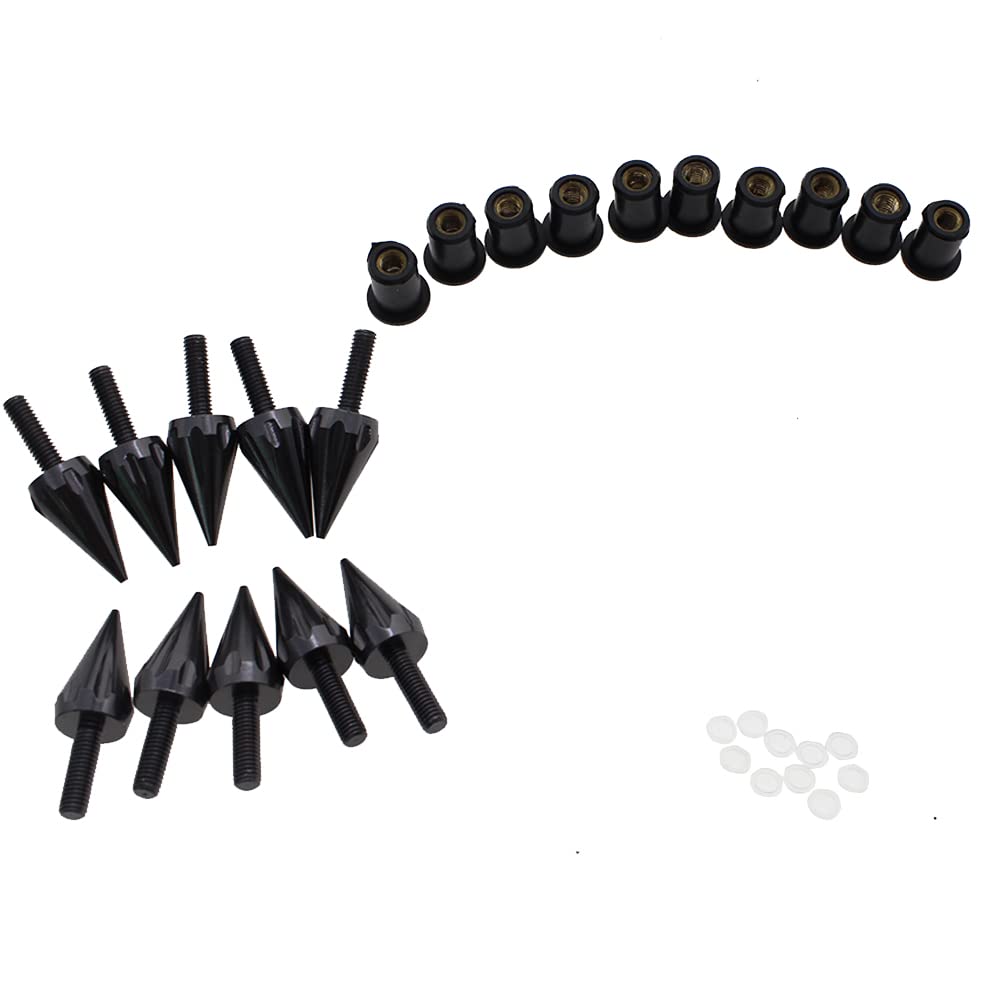 Procnc Motorcycle Spike Windshield Bolts Screw Nuts Fit For Honda Cbr 600Rr 1000Rr For Suzuki Gsxr 600 750 1000 For Yamaha R1 R6