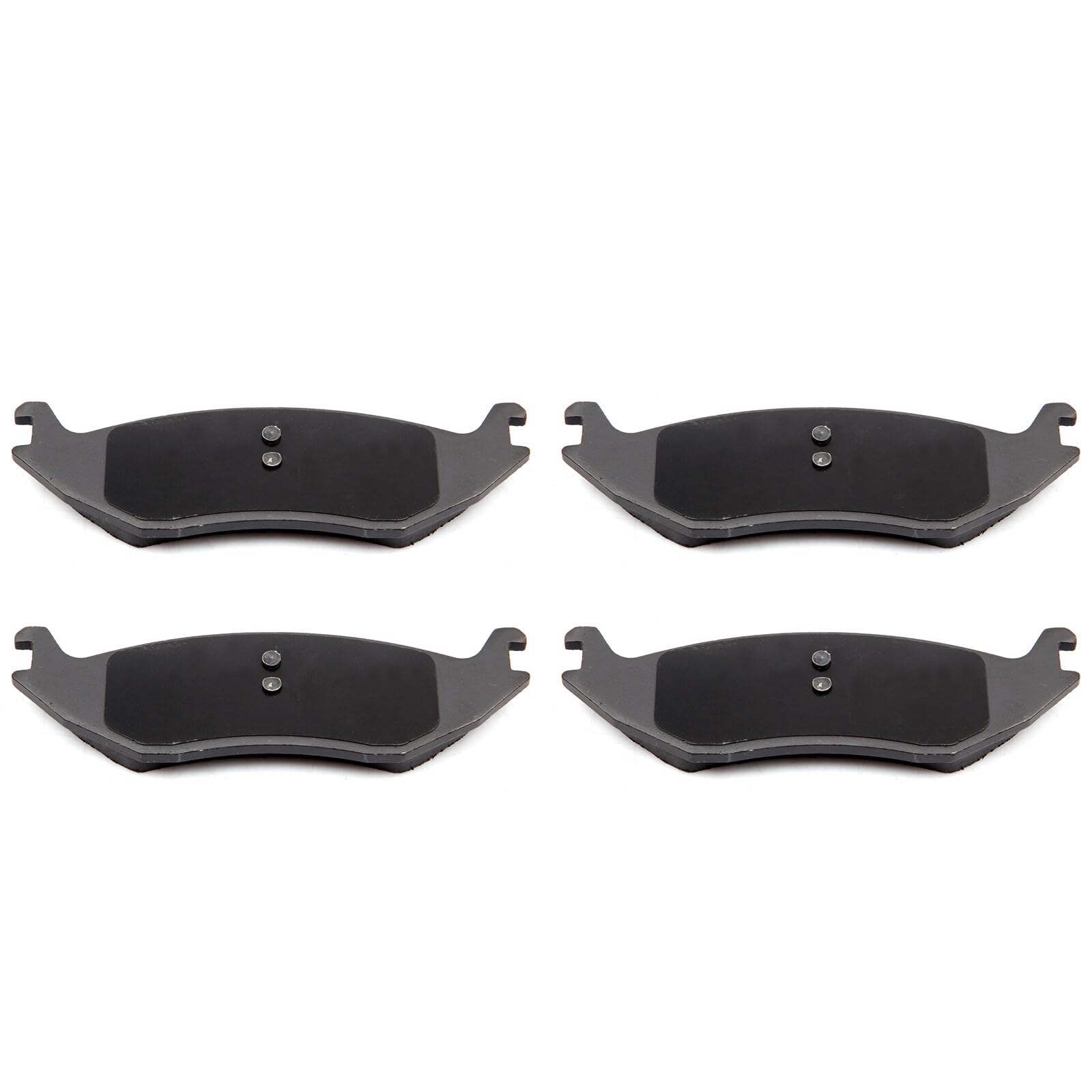 Eccpp D967-7867 4Pcs Rear Semi Metallic Disc Brake Pad Set Fit For Chrysler Aspen 2007-2009,For Dodge Dakota 2010,For Dodge For