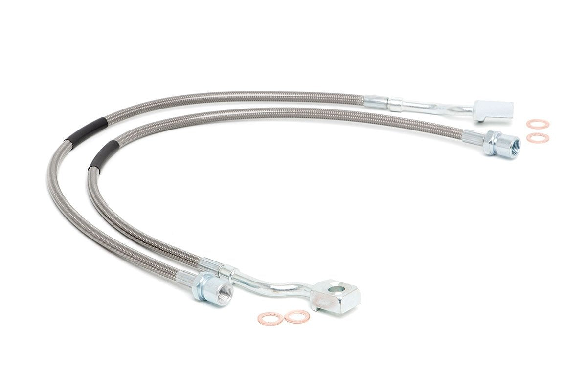 Rough Country Gm Front Brake Lines For 2007-2019 1500/11-19 2500/3500Hd - 89370