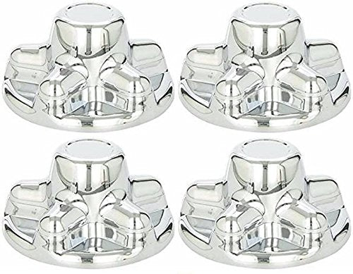 Set Of 4 - Phoenix Qt545Chs-X4, Abs Chrome Plated Wheel Cover, Hub Cap Fits Trailer Wheels With 5 Lug Nuts On 4.5 Inch Bolt Patt