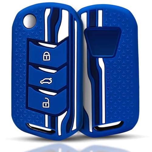 Keycept Tristar Silicone Key Cover For Mahindra Scorpio N, 3Xo, Xuv 300, Marazzo, Xuv 700, Xuv 400, Bolero, Thar Roxx, Tuv 300,