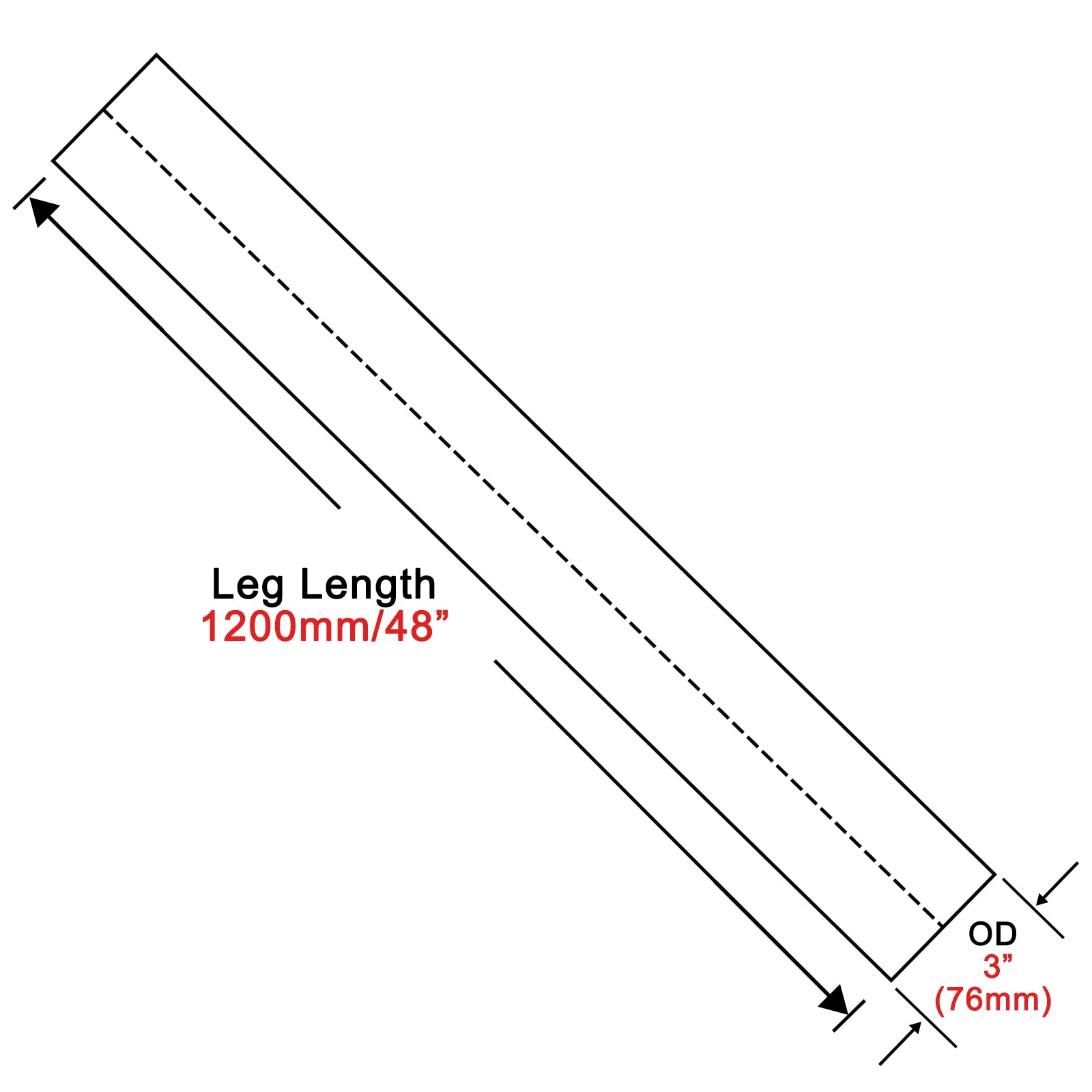 3 Inch Straight Pipe Stainless Steel T304 Tubing Piping 48 Inch Long 3'' Od Tailpipe Diy Pipe,Pack Of 2