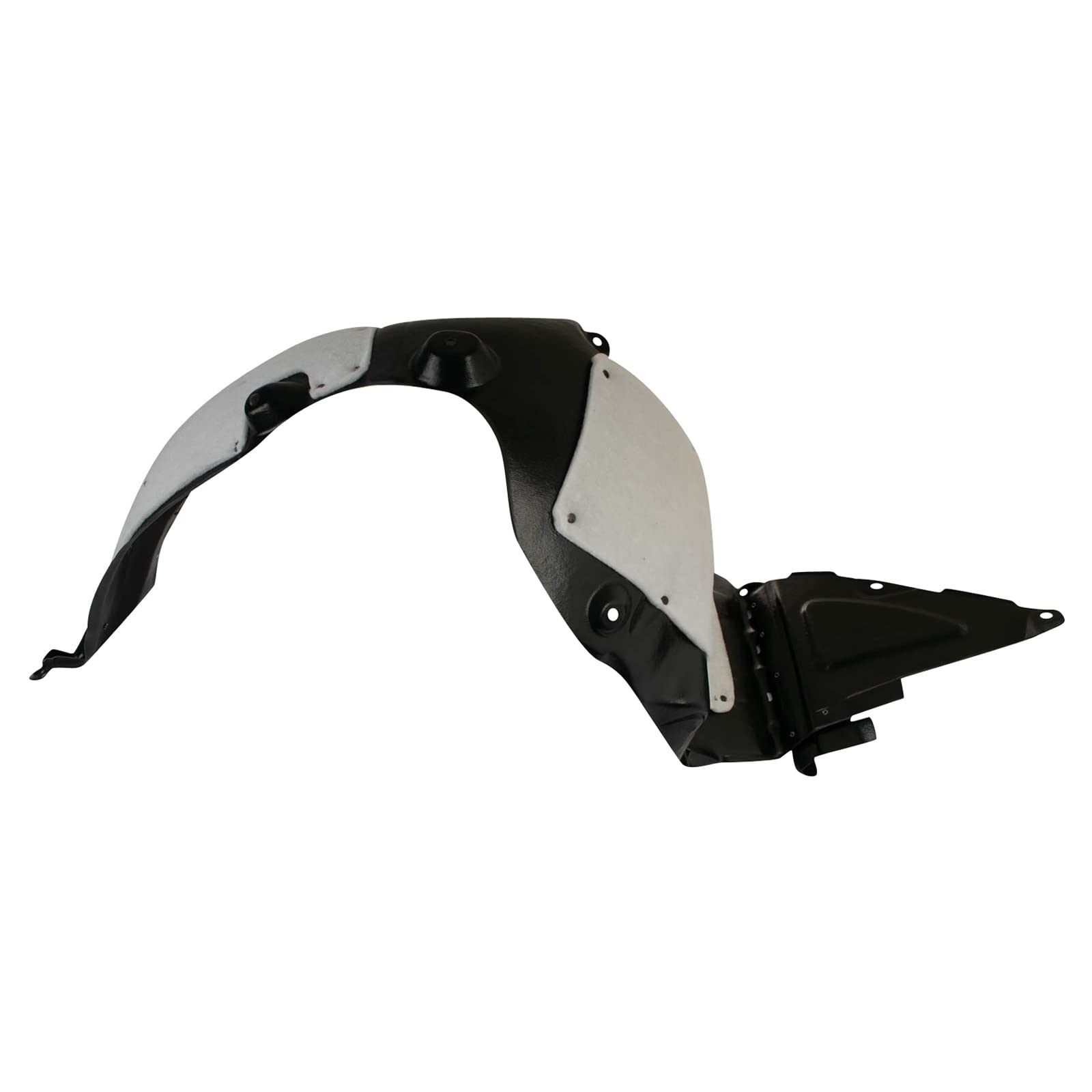 Trq Front Inner Fender Liner Set Compatible With 2012-2013 Kia Optima Ki1248124 Ki1249124