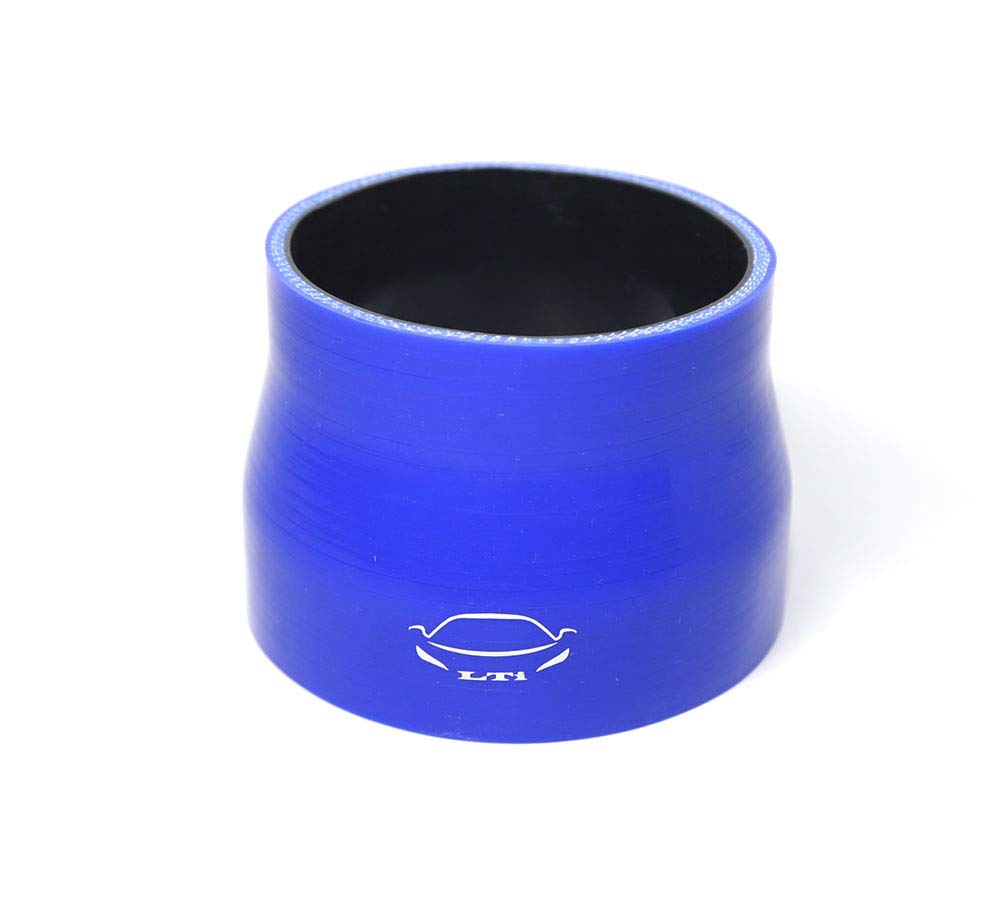LTI Universal 4-Ply Reinforced High Performance 3.5'' to 3.75'' ID Straight Reducer Silicone Hose Coupler 89mm to 95mm(3.5''-3.7