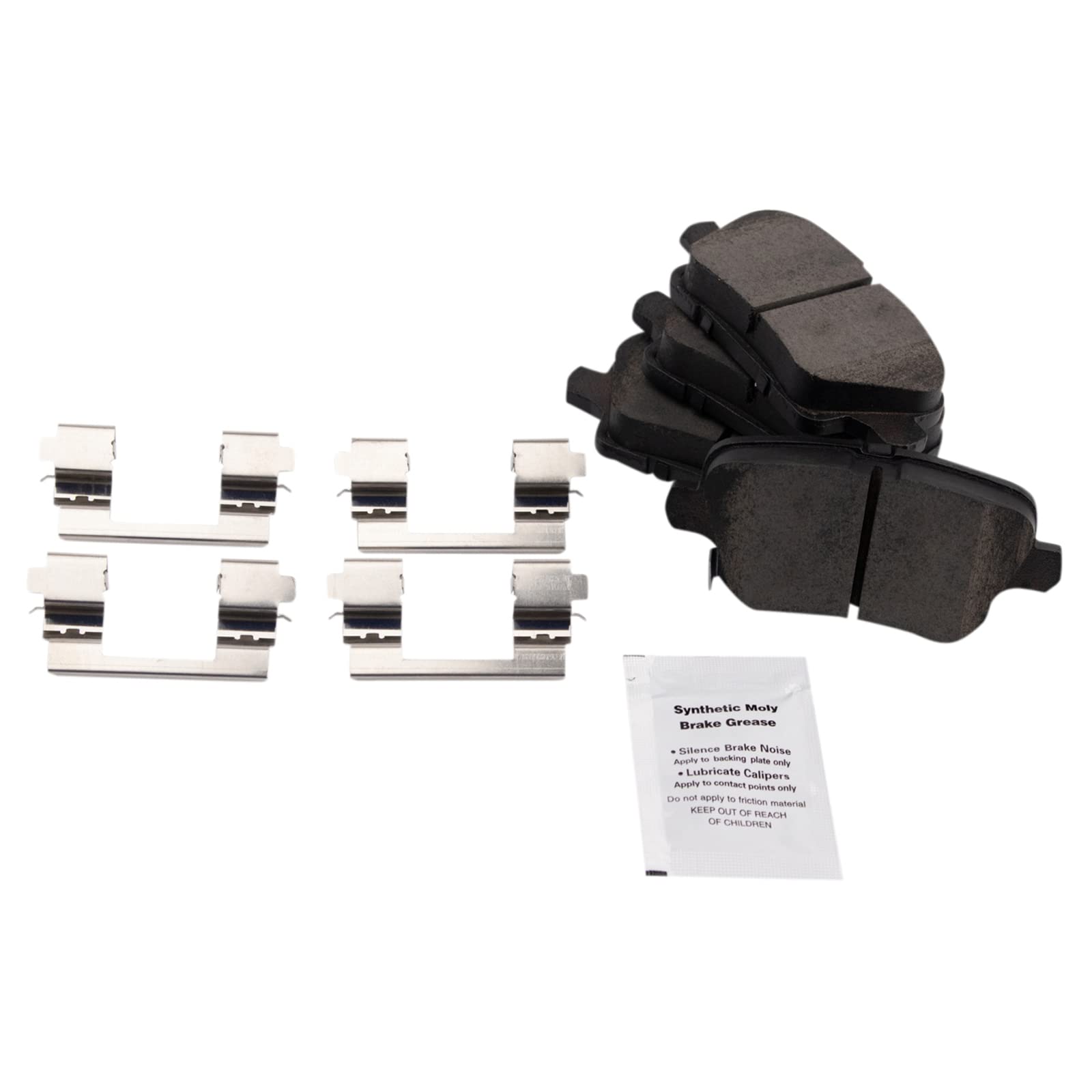 TRQ Rear Brake Pads Ceramic Compatible with 2018 Buick Regal Sportback 2019-2020 Cadillac XT4