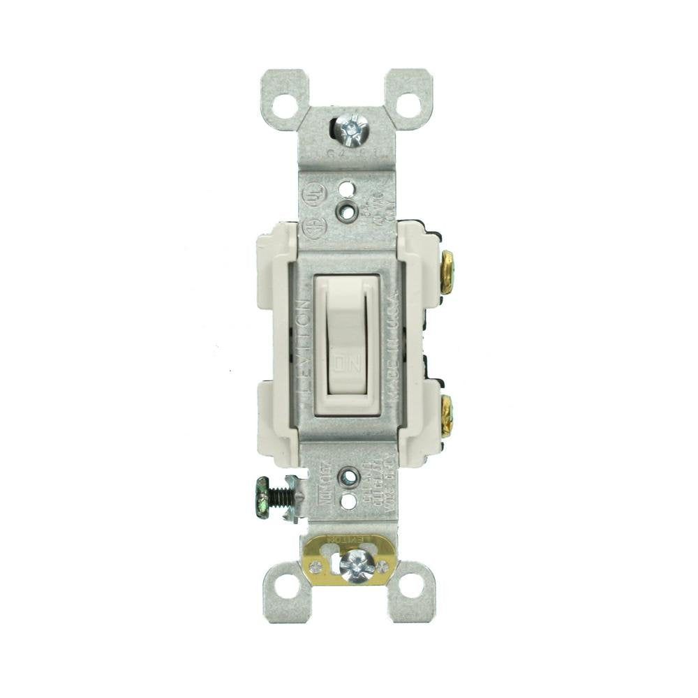 Leviton M52-RS115-2WM 15-Amp White Preferred Switch (10 Pack)