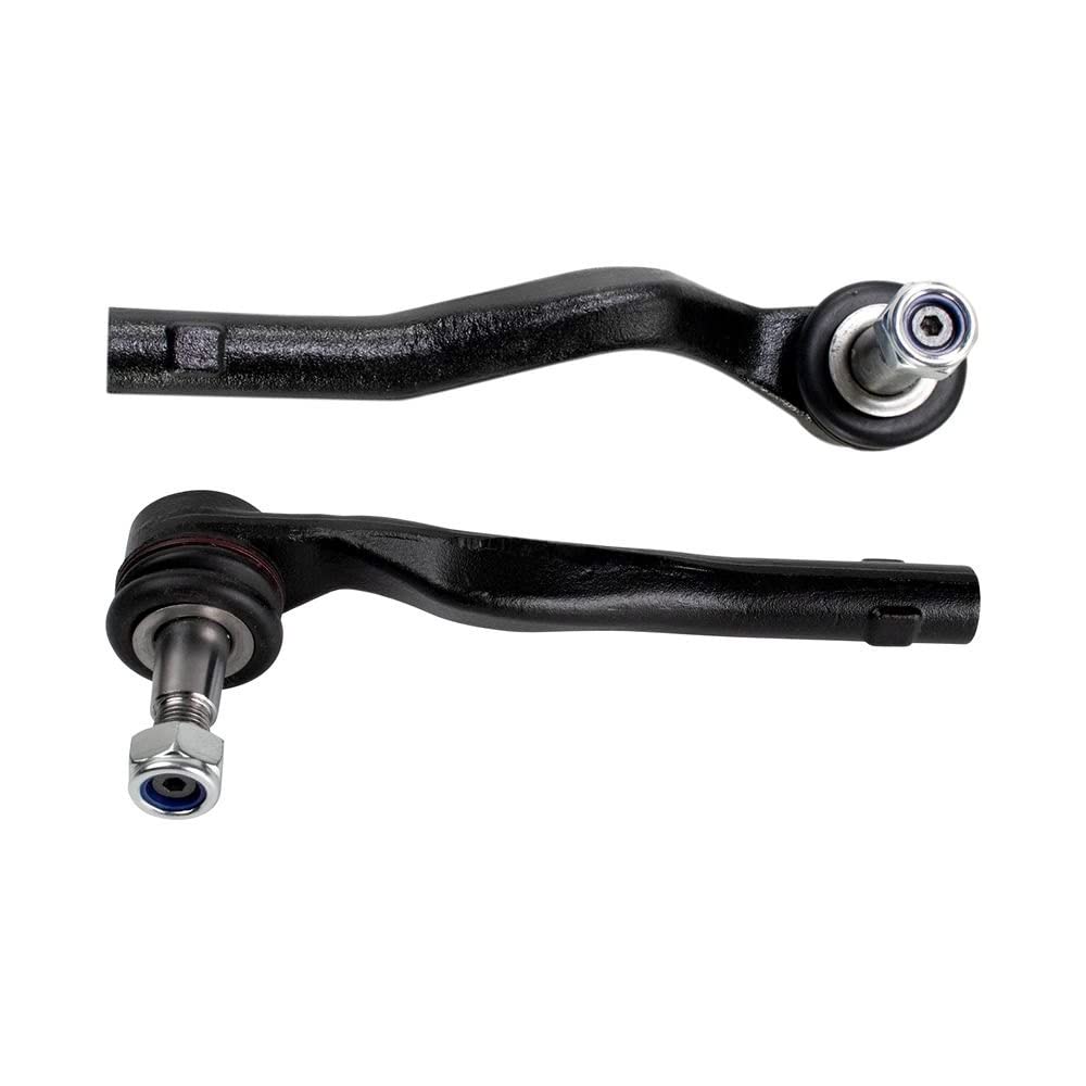 TRQ Front Outer Tie Rod Set Compatible with 2014 Mercedes-Benz CLS63 AMG 2014-2018 CLS63 AMG S 2014-2015 E63 AMG 2014-2016 E63 A