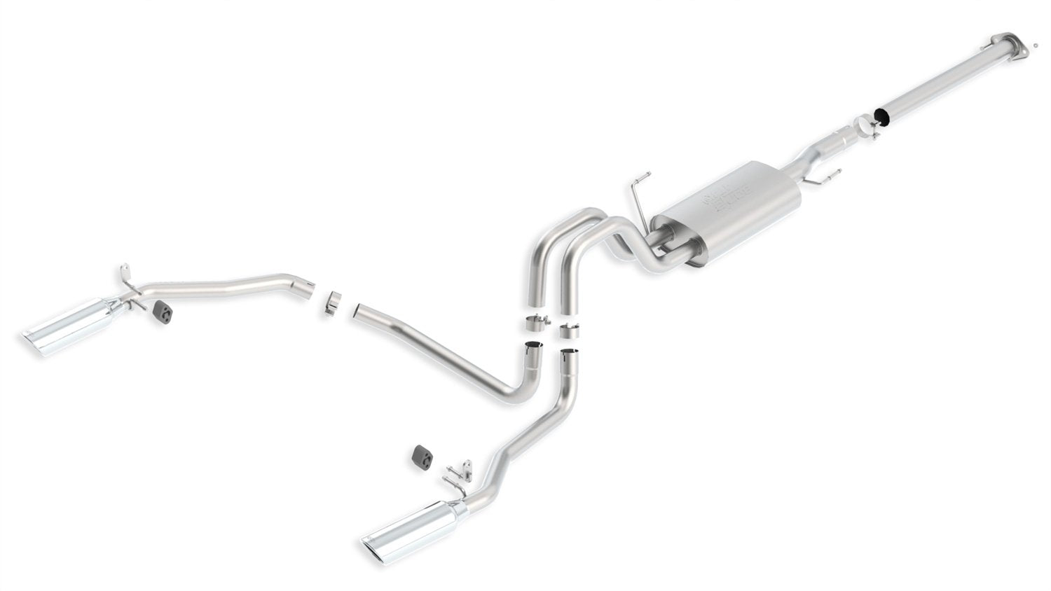 BORLA 140416 Cat-Back Exhaust System 2011-2014 Ford F-150 5.0L V8 AT/MT 2&4WD 4 Dr Ext. Cab 6' 7'' Bed 144.5'' WB/Crew Cab 5' 7'