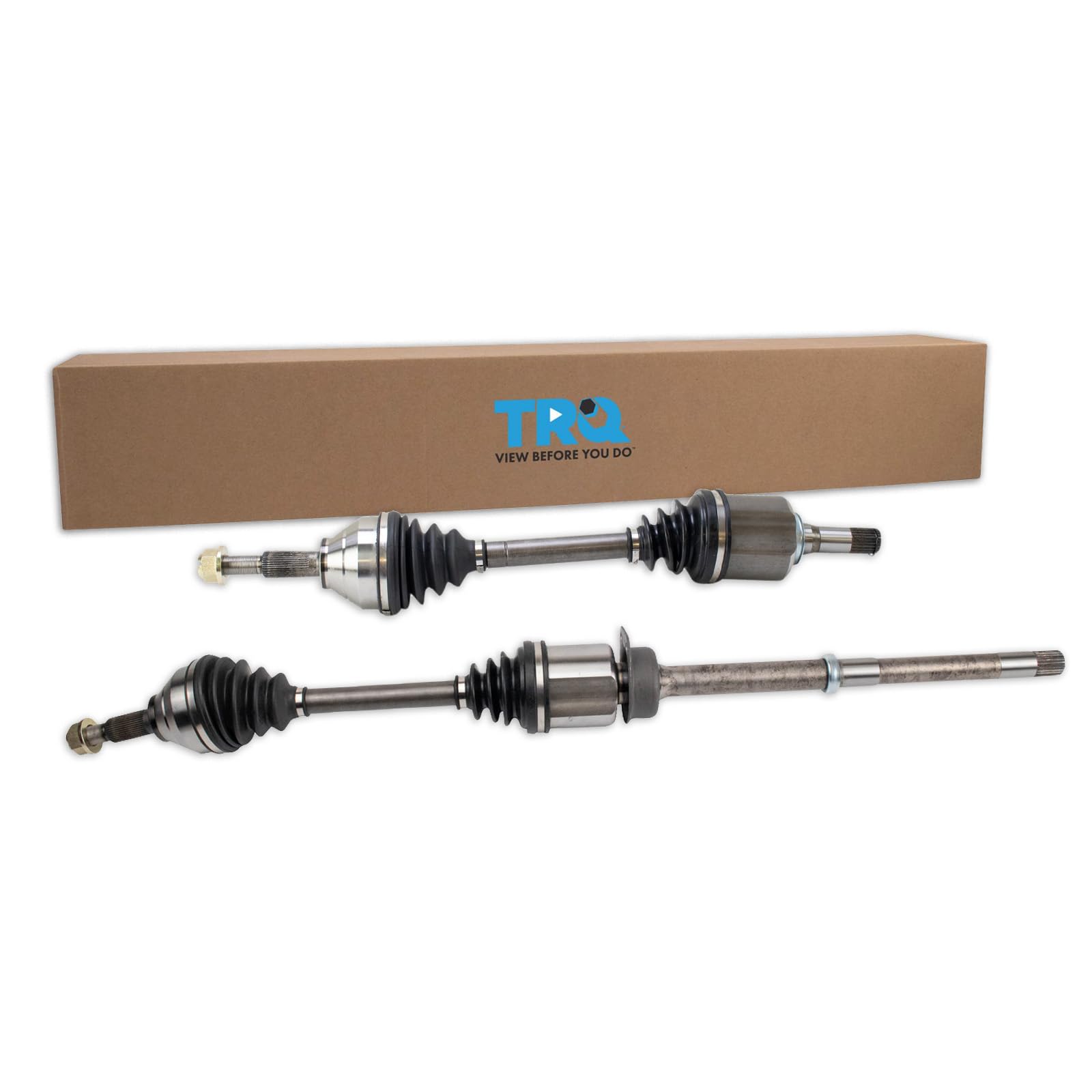 Trq Front Cv Axle Shaft Assembly Set Compatible With 2015 Ford Explorer 2015-2016 Police Interceptor Utility