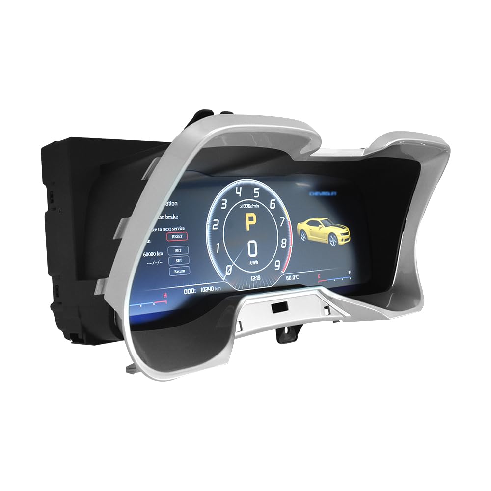 XUENAV Digital Dash for 2010-2015 Chevrolet Camaro SS | LCD Speedometer Instrument Panel Upgrade | ABS Material