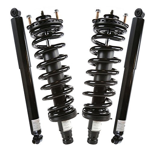 Autoshack Front & Rear Complete Struts Coil Springs And Shock Absorbers Set 4 Replacement For Chevrolet Trailblazer Ext Gmc Envo
