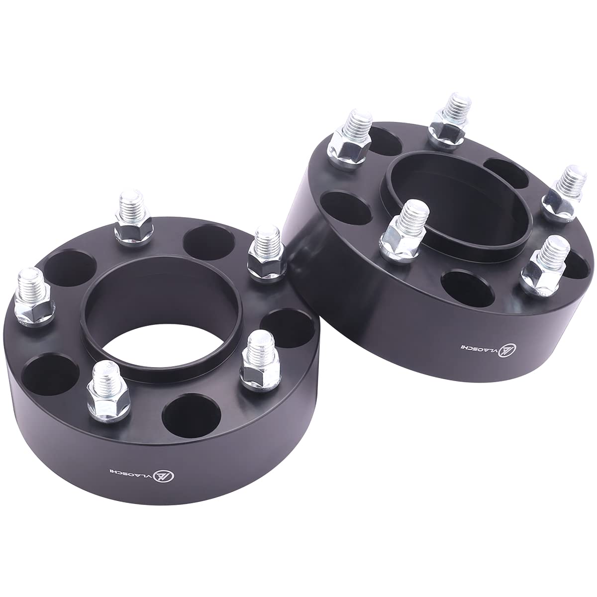 VLAOSCHI Black Forged 5x120 Hubcentric Wheel Spacers 2 Inch 14x1.5 Studs 64.1mm Hub Bore Compatible with Honda-Acura-Tesla for O