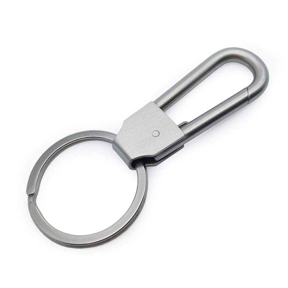 Laben Stainless Steel Key Chain Heavy Duty Car Key Clip With Belt Hook