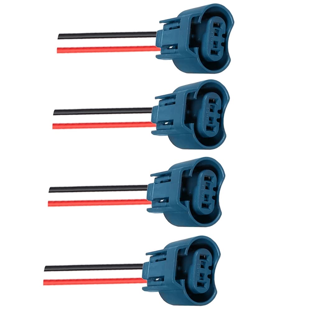 Blyilyb 4-Pack 9005 Hb3 Oem Adapter Wiring Harness Sockets Wire Connector For Halogen Bulbs
