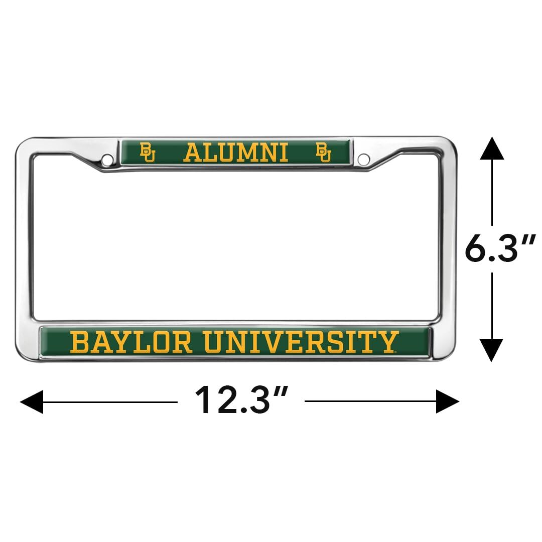 GRAPHICS & MORE Baylor University Alumni Metal License Plate Frame - Full Size, Baylor Bears Color