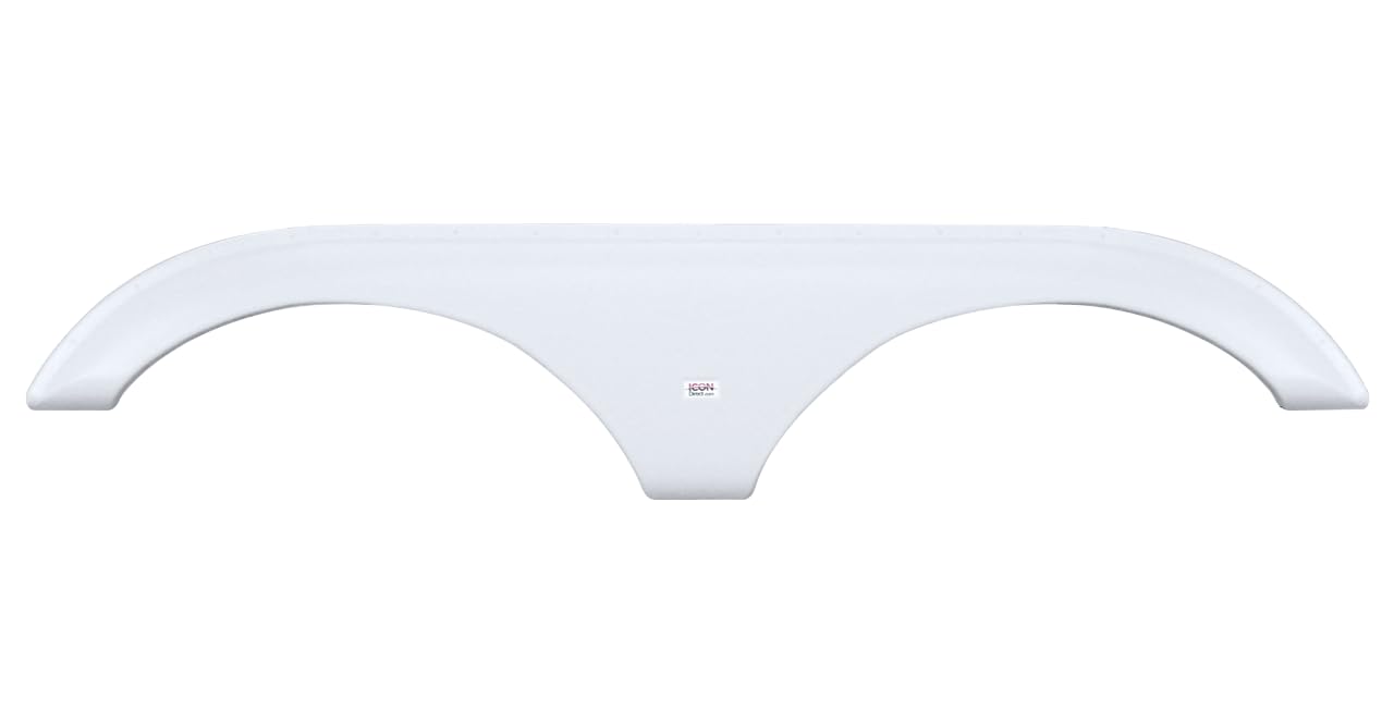 Icon 01788 Tandem Axle Fender Skirt Fs1788 For Dutchmen - Polar White