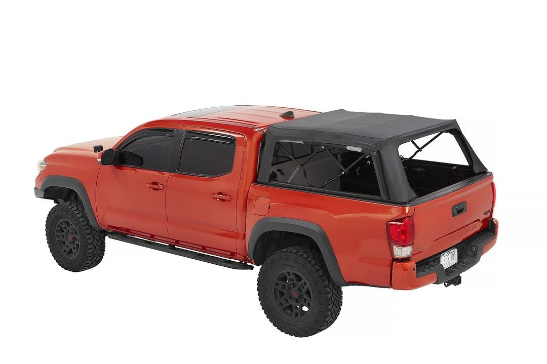 Bestop Supertop for Truck - 2016-2019 Tacoma 6ft Bed, Black Diamond Fabric, Model 7730135