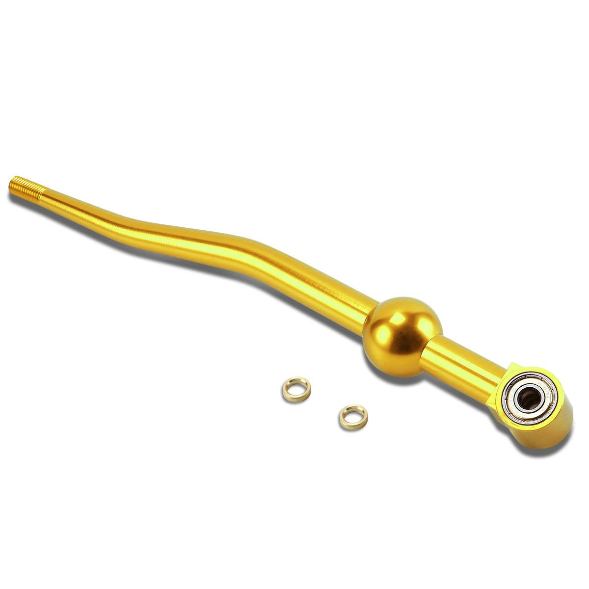 Auto Dynasty Compatible with Civic/Del Sol/CRX/Integra Double Bend Short Throw Shifter+5-Speed Gear Knob+3.5'' Extension Kit (Go