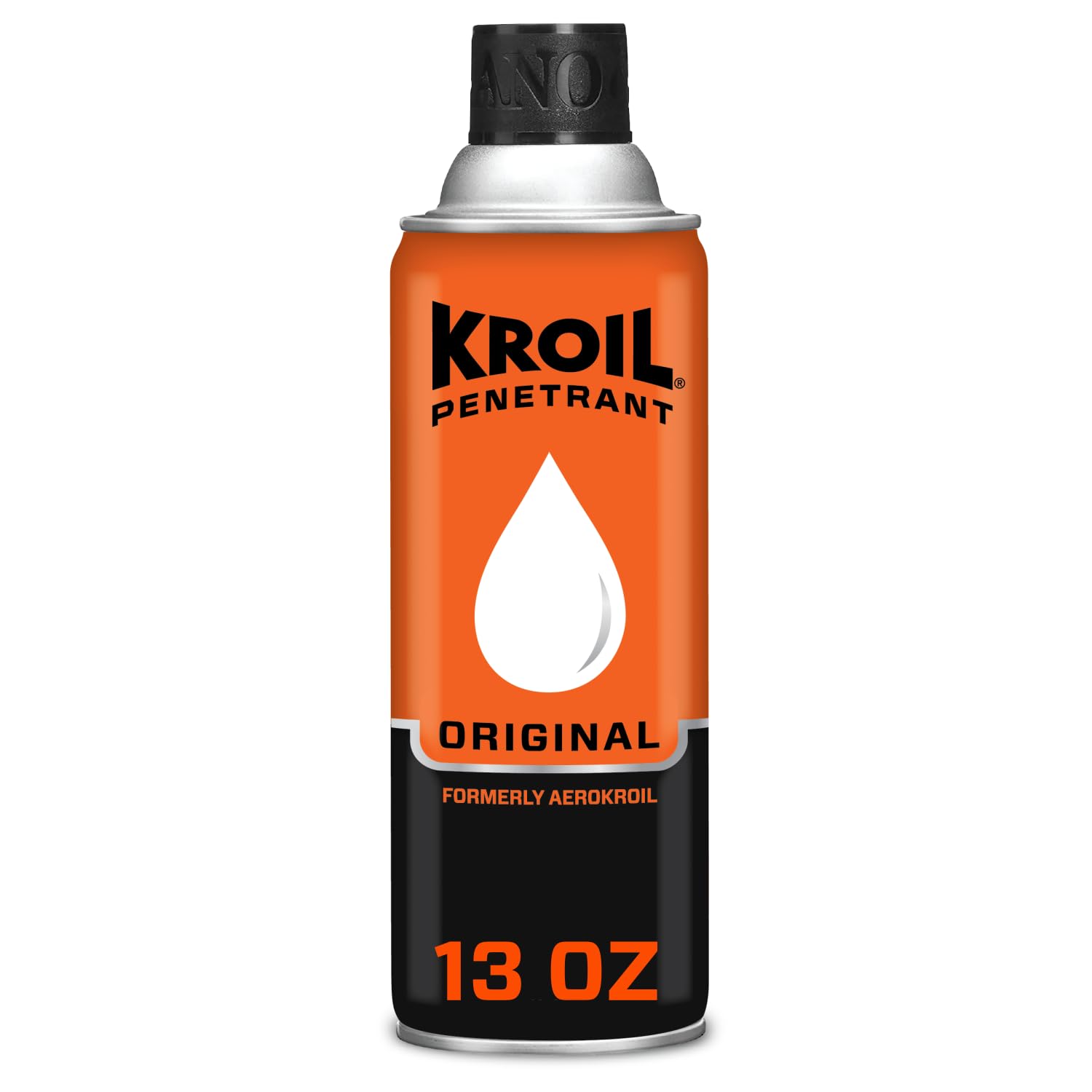 Kroil Original Penetrating Oil (Aerosol Spray-13oz Can-Single) | Penetrant for Rusted Bolts, Metal, Hinges, Chains, Moving Parts