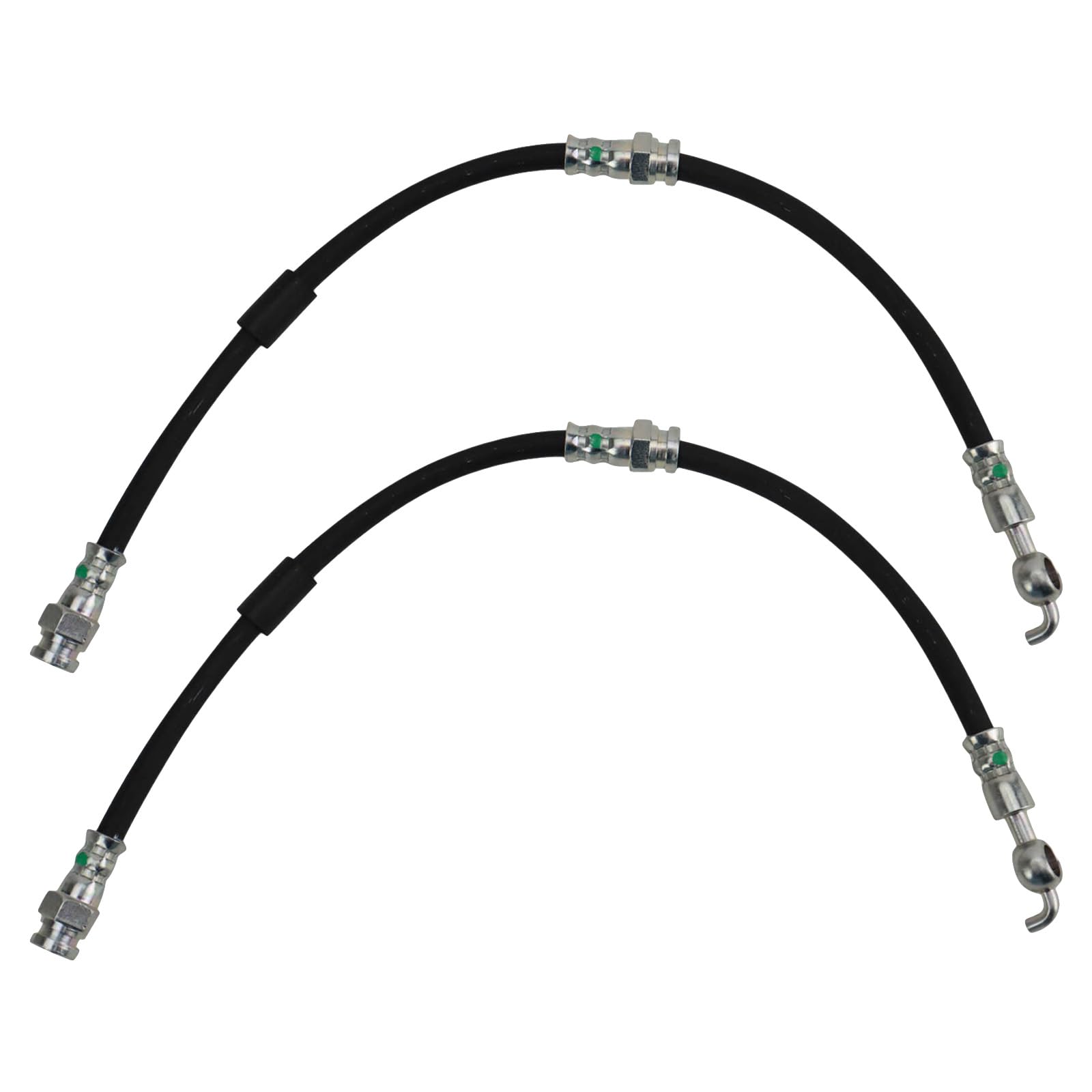 Trq Front Brake Hose Set Compatible With 2007-2012 Mazda Cx-7 2007-2015 Cx-9