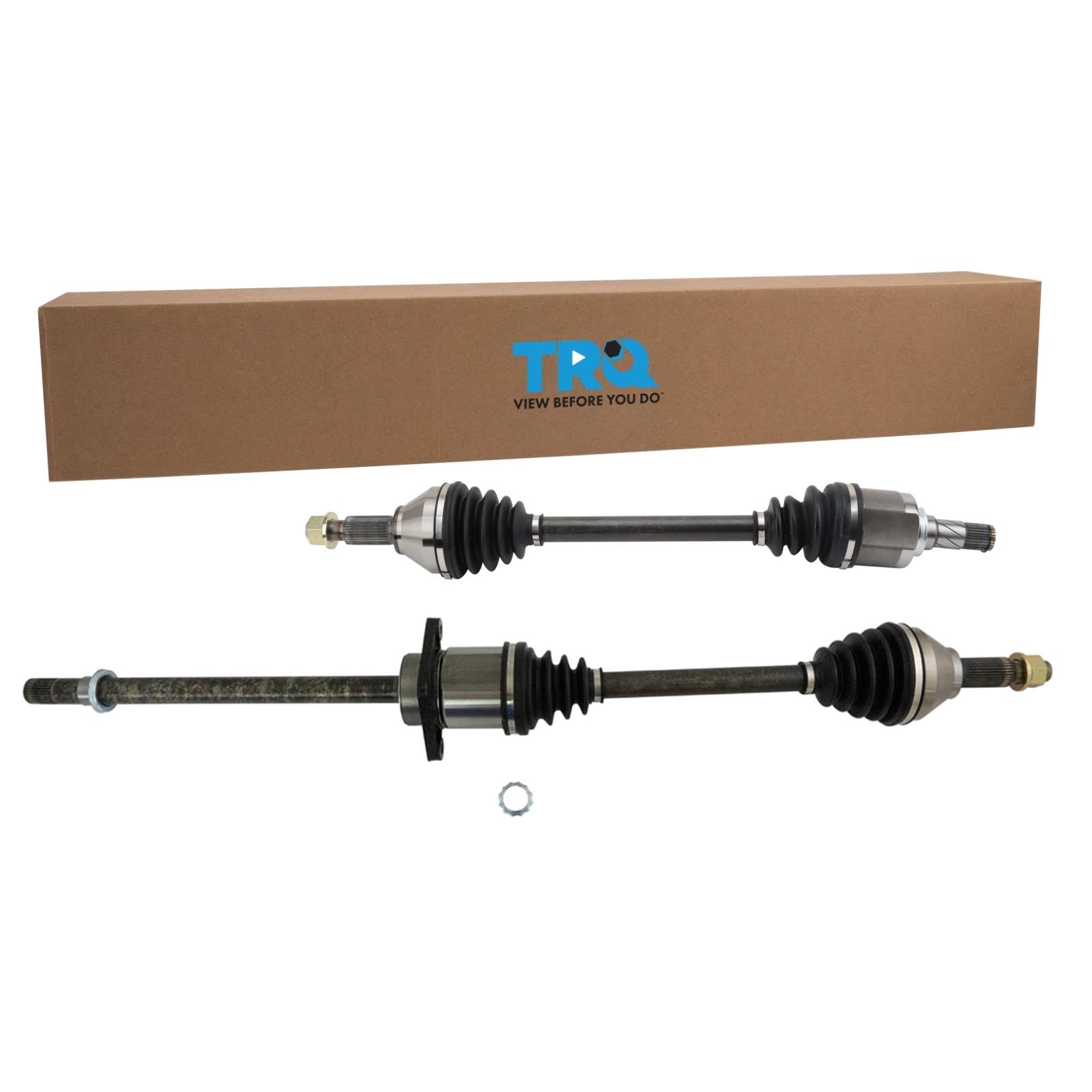 Trq Front Cv Axle Shaft Assembly Set Compatible With 2011-2014 Nissan Quest