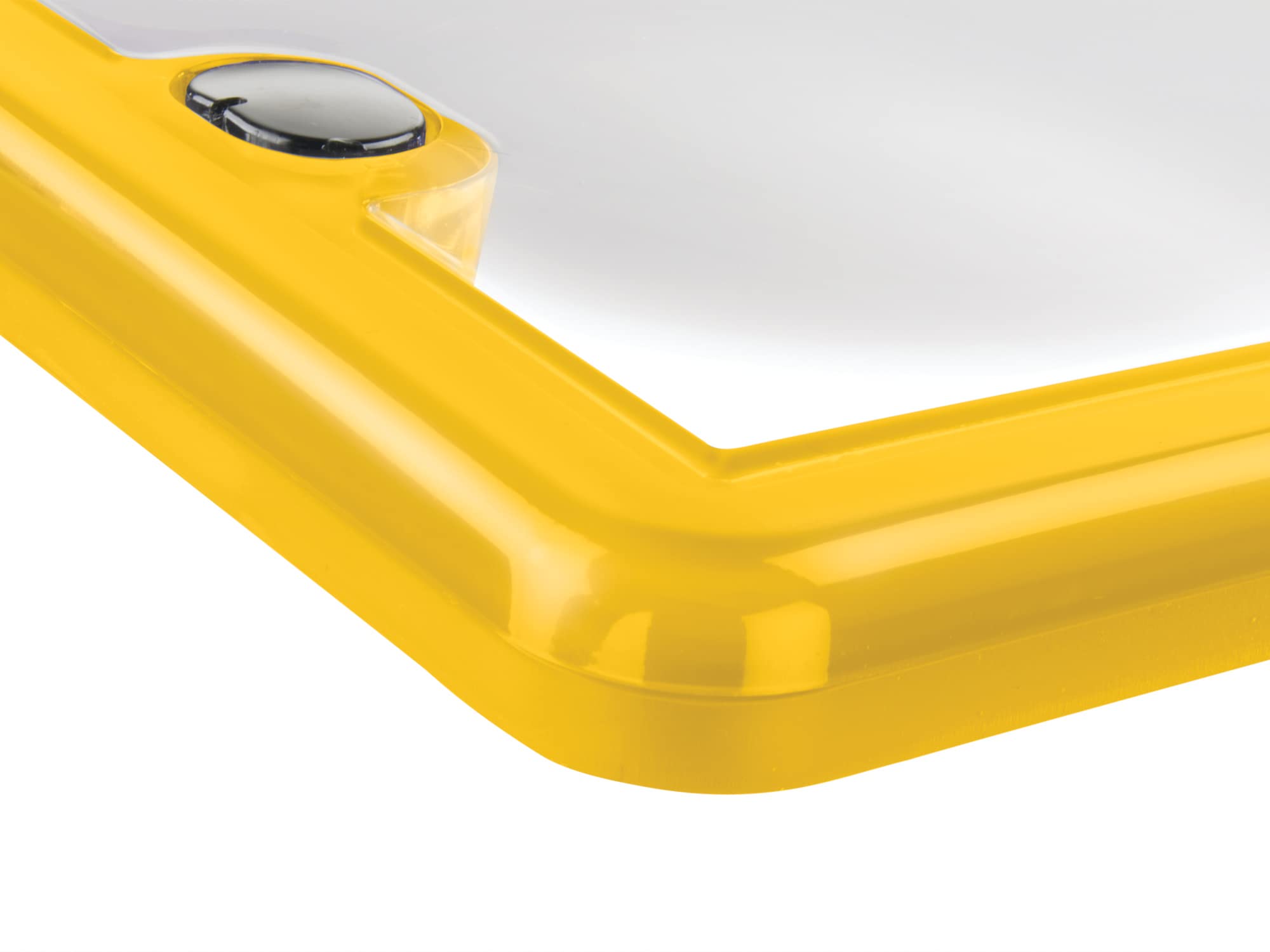 Weathertech Clearcover License Plate Cover And Frame, Golden Yellow