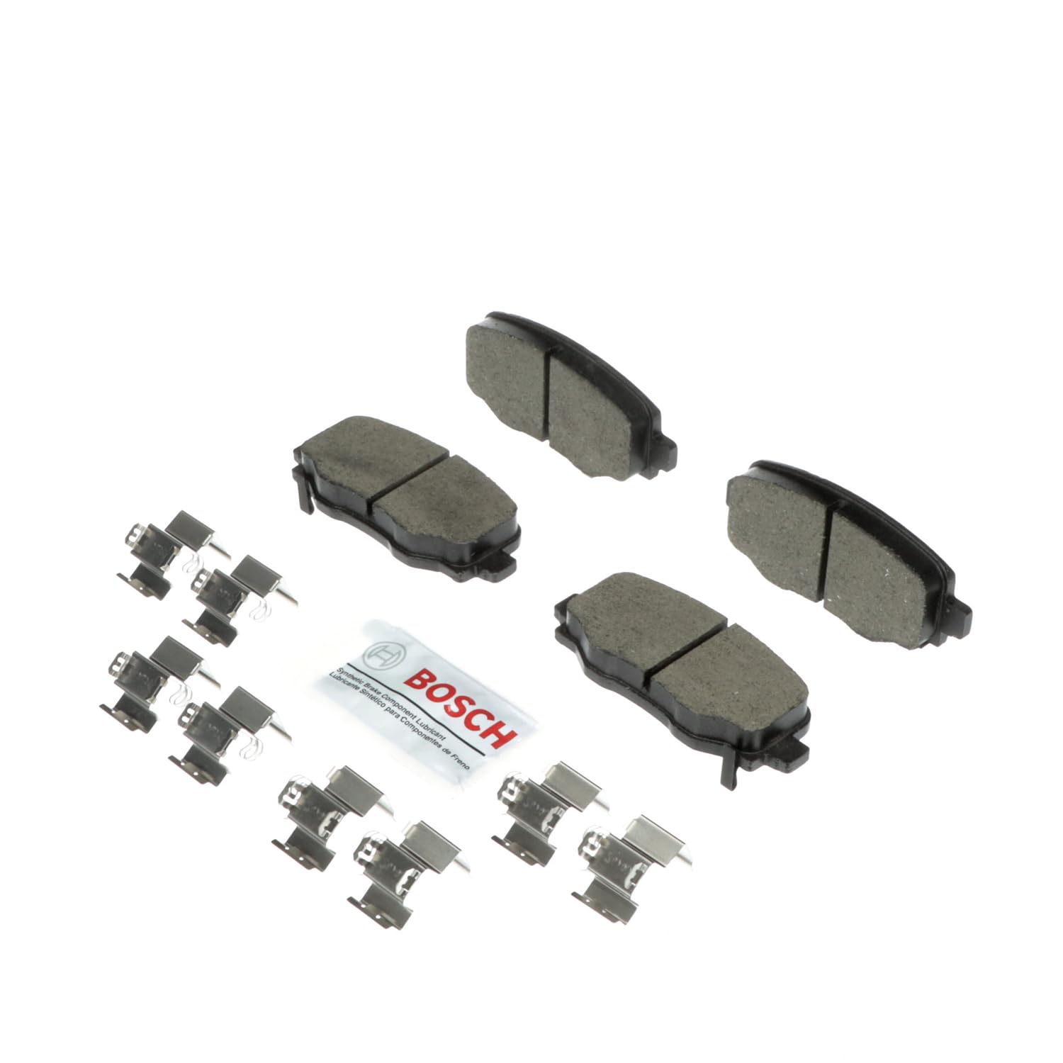 BOSCH BC1734 QuietCast Premium Ceramic Disc Brake Pad Set - Compatible with Select Chrysler 200; Jeep Cherokee; REAR