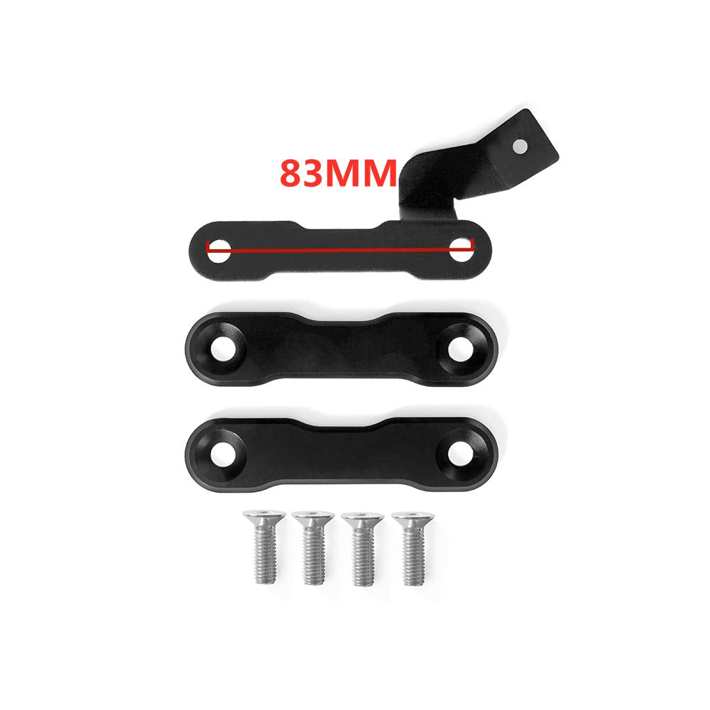 MOTO4U Footrest Cover Passenger Footpeg Removal Delete Kit Footrest Removal Plate Set Pillion For MT07 FZ07 2014-2018/Tracer700