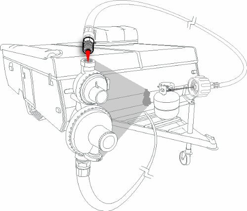 Camco 59953 Propane Fitting - 1/4 Male Npt X 1/4 Female Inverted Flare