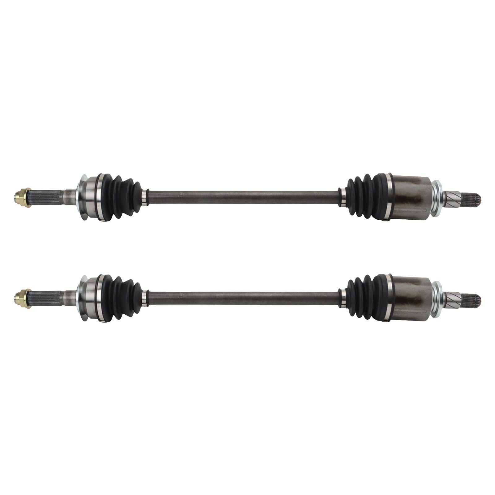TRQ Rear CV Axle Shaft Assembly Set Compatible with 2008-2014 Subaru Impreza