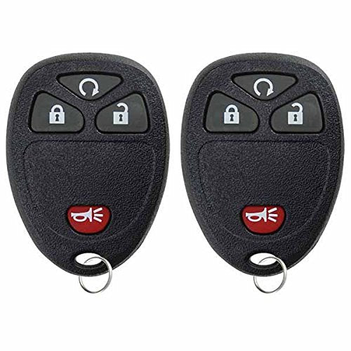 Keylessoption Keyless Entry Remote Control Car Key Fob Replacement For 15913421 (Pack Of 2)