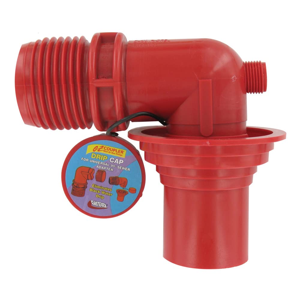 Valterra F02-3103 Red Bulk Ez Coupler Sewer Adapter