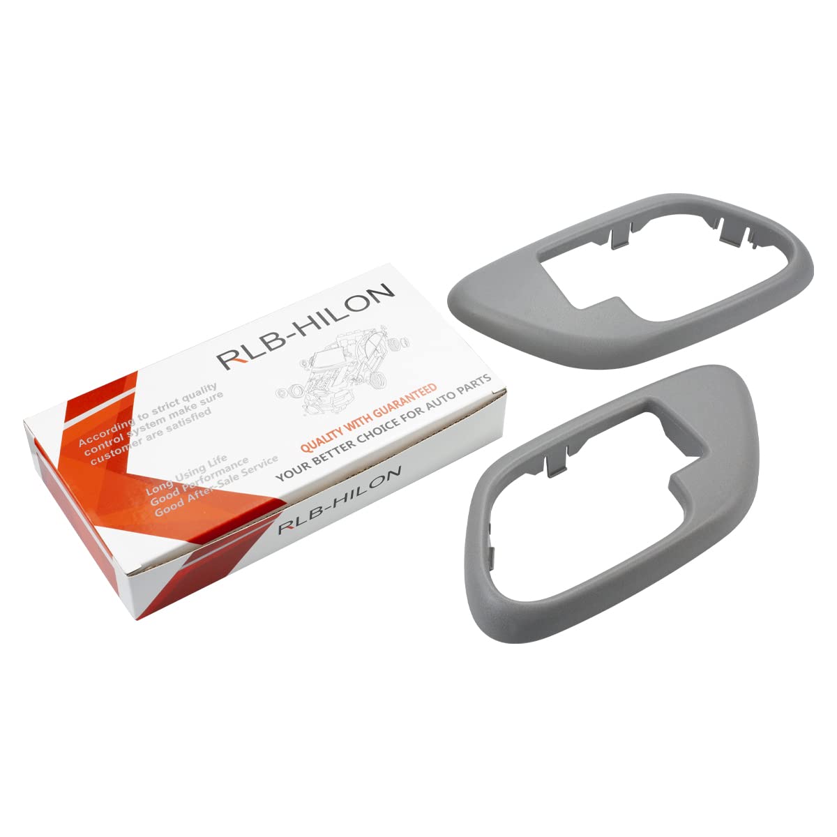 Rlb-Hilon Interior Door Handle Trim Bezel Compatible With Chevy Gmc Silverado Suburban Tahoe Yukon C1500 C2500 C3500 K1500 K2500