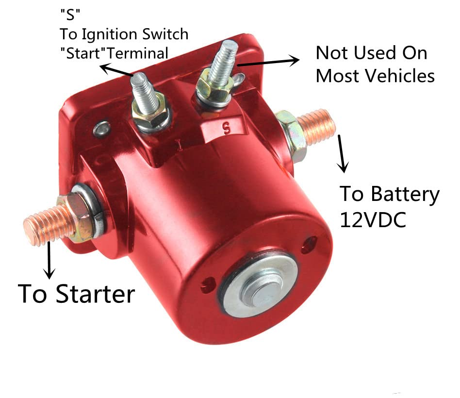 Ss581T/ All76203 12V Sw3 Heavy Duty Diesel Hot Rod Starter Solenoid Relay Replaces B-6A-11450A,C6Af,C7Af,C3912, C9Af,D2Af11450Aa