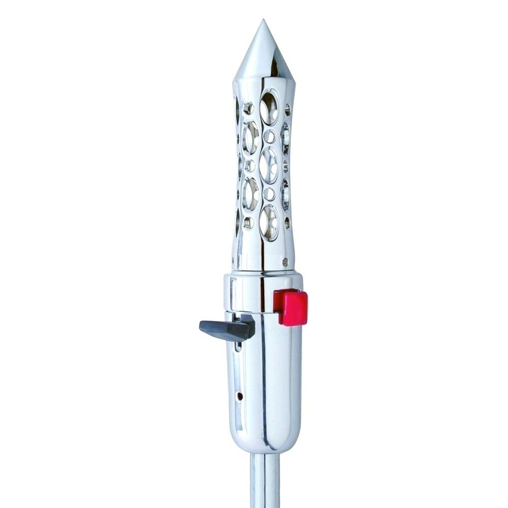 United Pacific 70609 - Manual Transmission Shift Knob - Gearshift Knob - With Adapter, Chrome &quot;Daytona&quot;, Fits 13/15/18 S