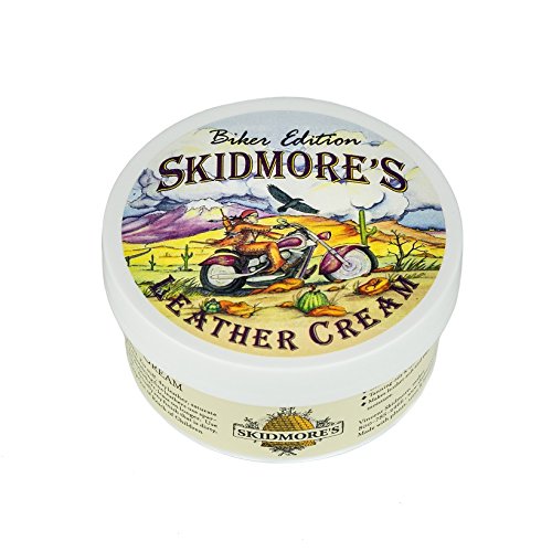 Skidmore'S Biker Edition Leather Cream | All Natural Non Toxic Formula Is A Cleaner And Conditioner, Protects Your Motorcycle Leather | Made In Usa