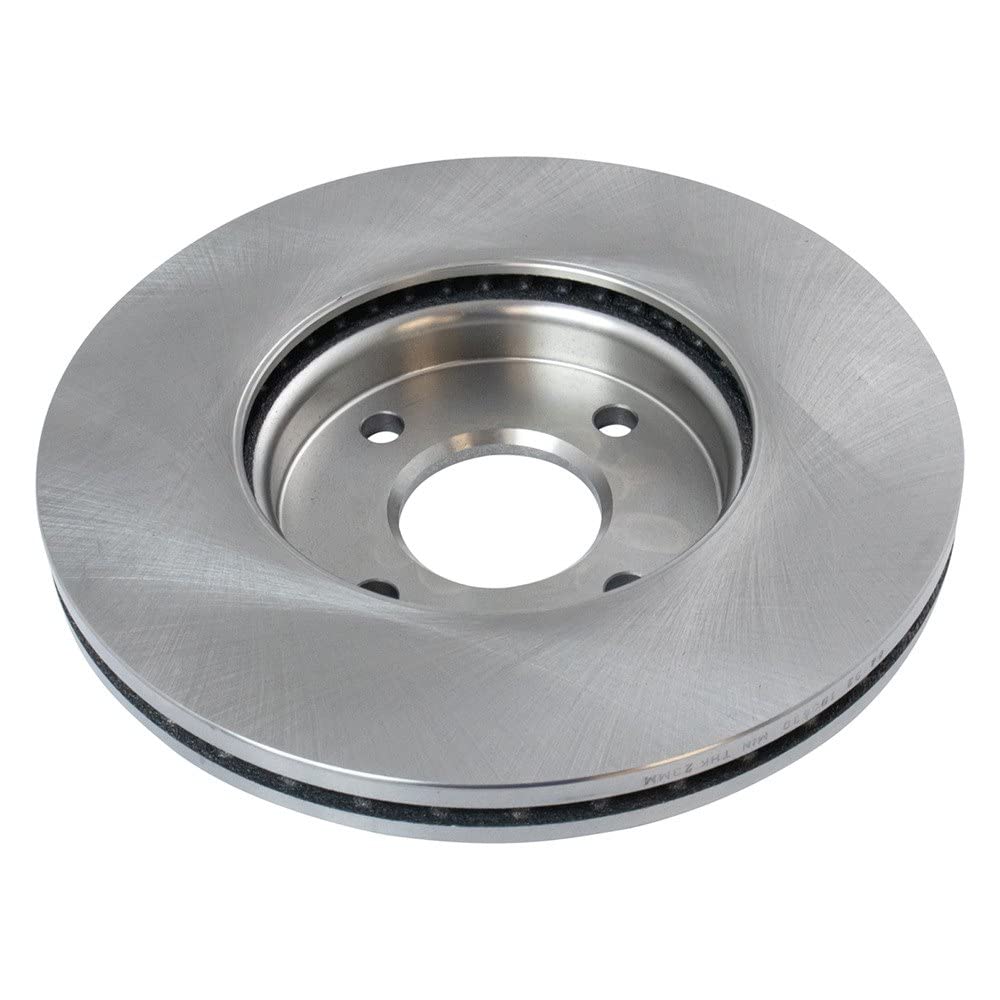 Trq Front Brake Rotors Set Vented Compatible With 2005-2007 Ford Focus