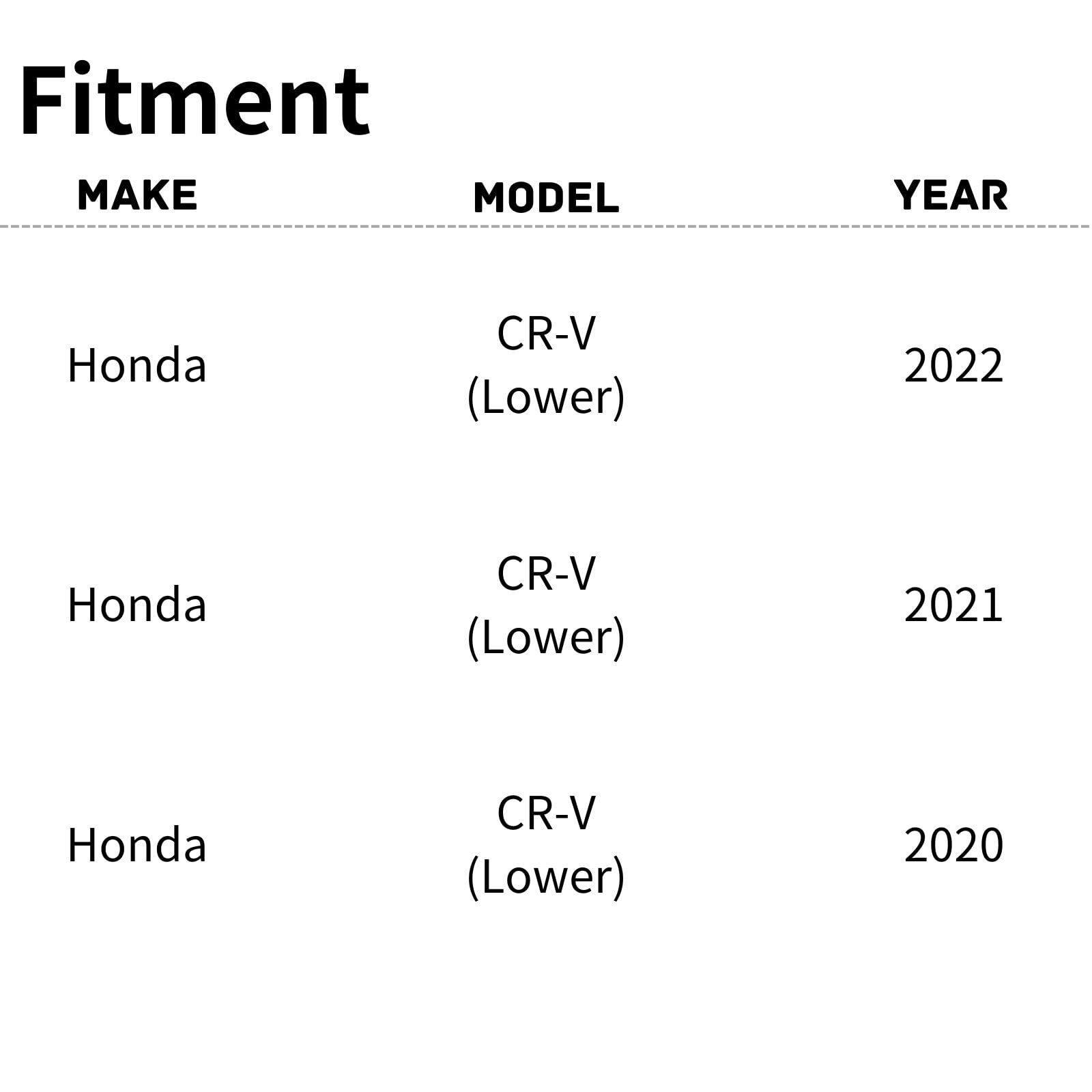 TYG (CAPA QUALITY) Active Grille Shutter For Honda CR-V '20-'22 Lower 71350-TLA-A51 HO1206106 w/Motor