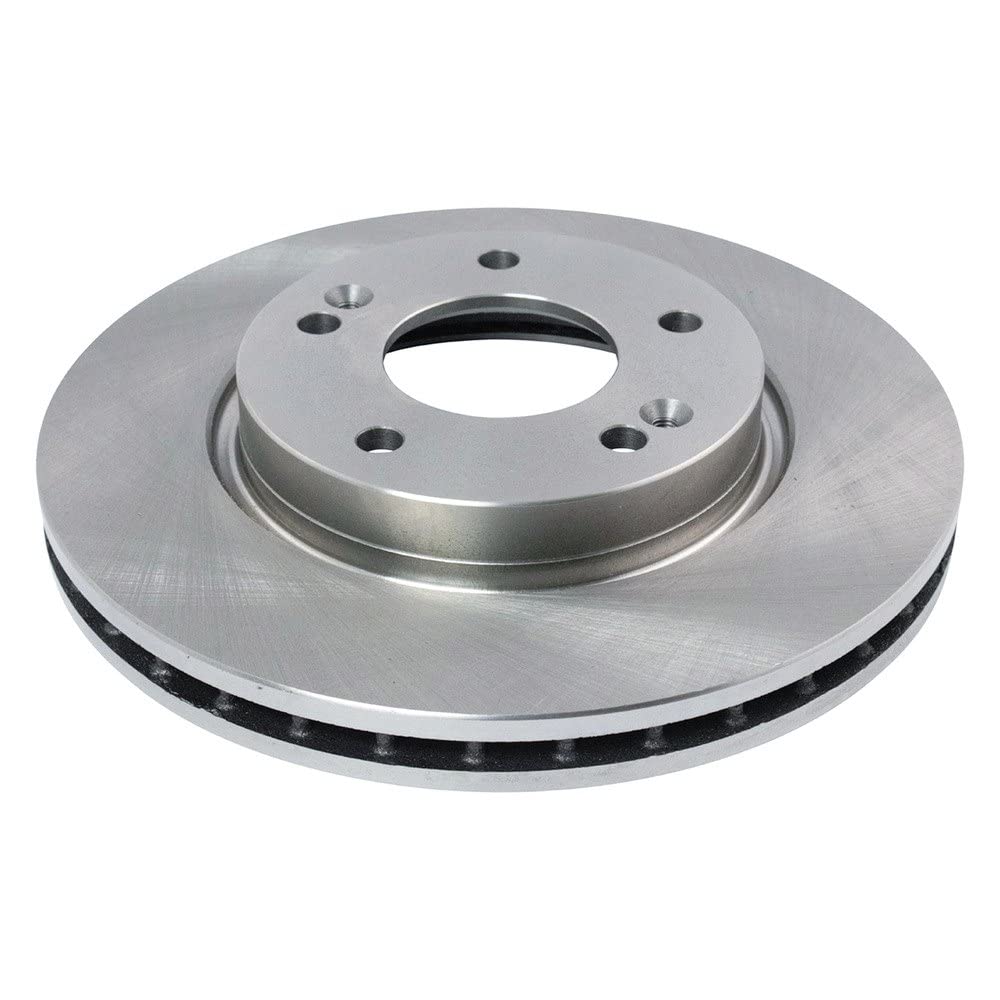 Trq Front Brake Rotors Set Vented Compatible With 2007-2010 Hyundai Elantra