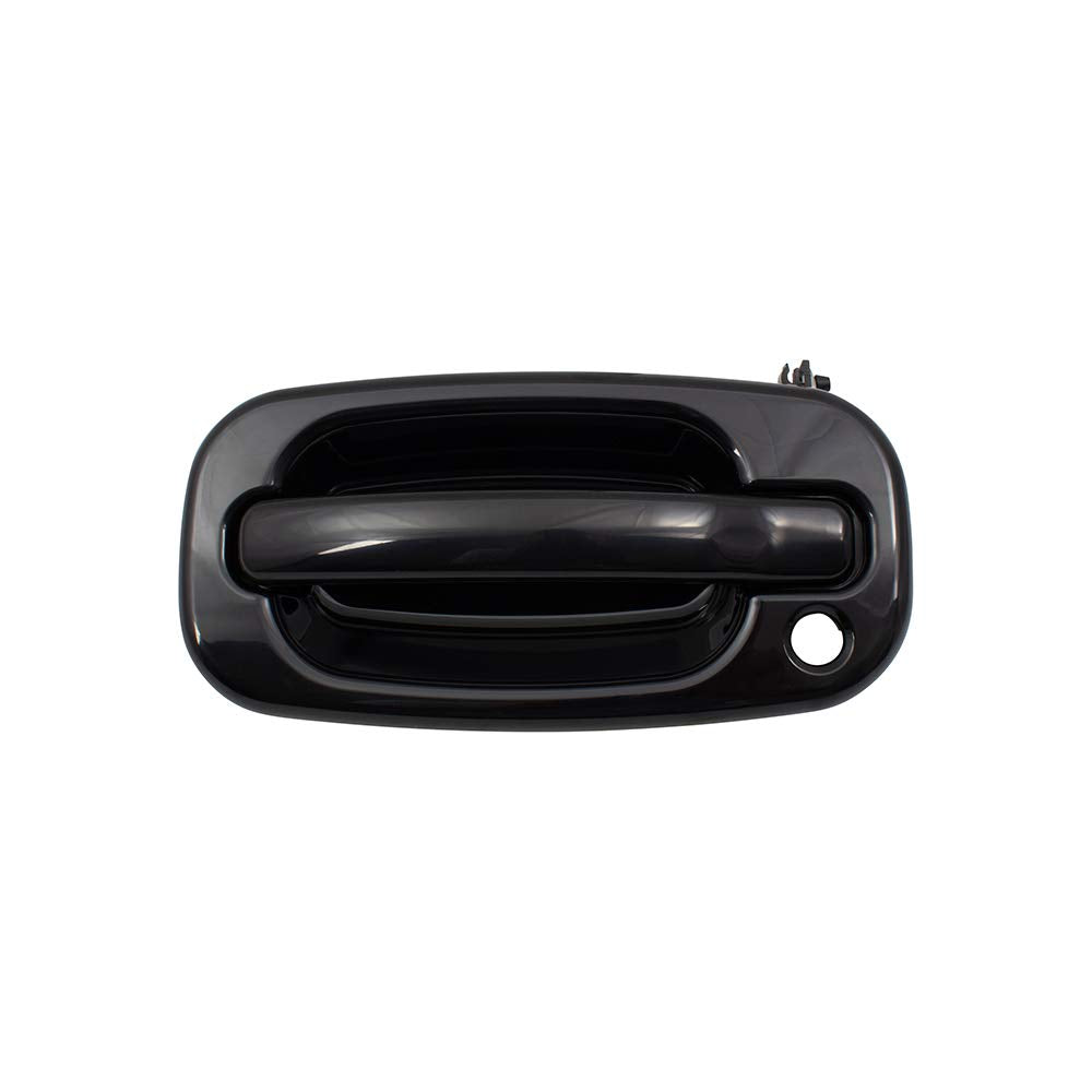 Brock Replacement Drivers Front Outside Exterior Door Handle W/Keyhole Compatible With 99-07 Gm Pickup Truck 00-06 Suv 19245505